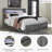 Kaisee Panel Bed-1000859741