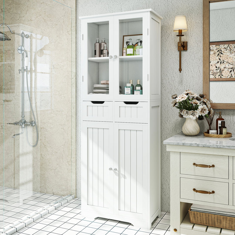 Armoire de salle de bain, Blanc