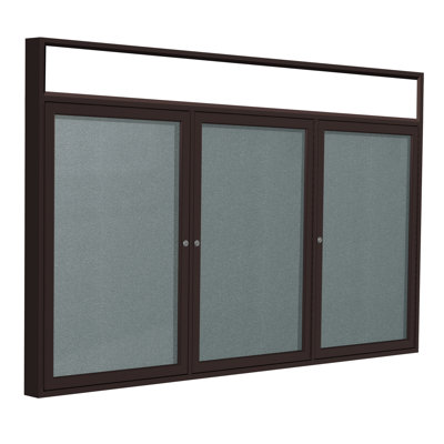 Enclosed Vinyl Bulletin Boards Ghent No Vinyl Enclosed Cabinet Metal Bulletin Board