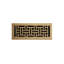Wicker Style Brass Floor Register-1359796937