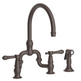 Chesterfield Kitchen Bridge Faucet with Side Spray