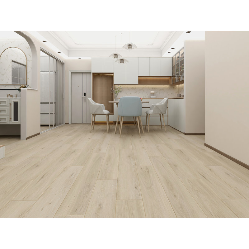 SAUVIGNON BLANC 9,37 po x 60 po x 8,0 mm / 20mil Välinge 2g, Bois blanc