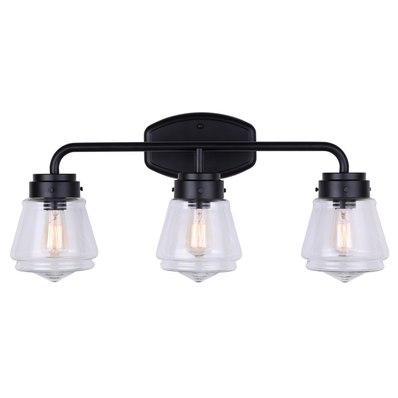 Éclairage pour salle de bain 3 lumières Nickalls, Noir