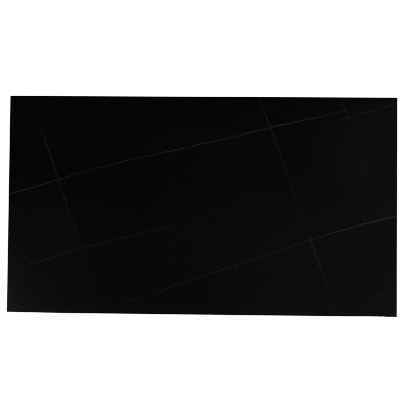 Kyley rectangulaire, H 29,5 po x L 55,11 po x l 31,5 po, Noir et or