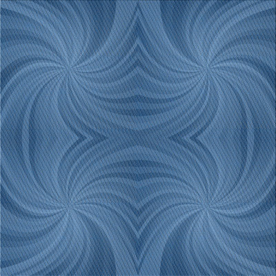 Tapis bleu/blanc à motifs