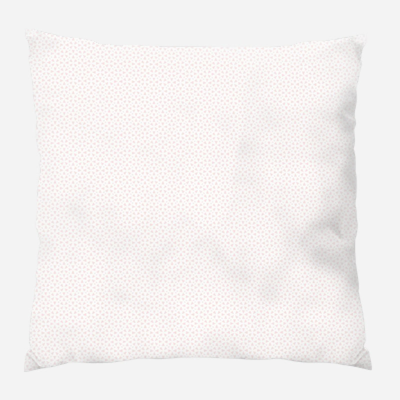 Coussin décoratif à motifs géométriques, Blanc, Intérieur