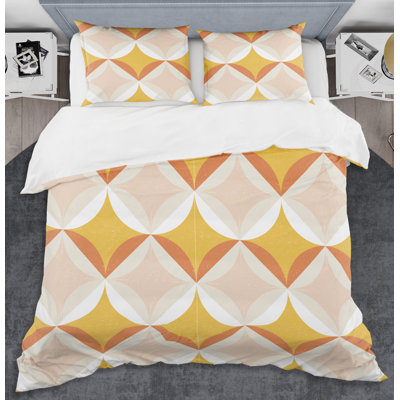 Ensemble de housse de couette Abstract Retro IV Mid-Century