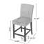 Ensemble de 2 tabourets de comptoir capitonnés contemporains en tissu, 26 po-1030395547-1030395550