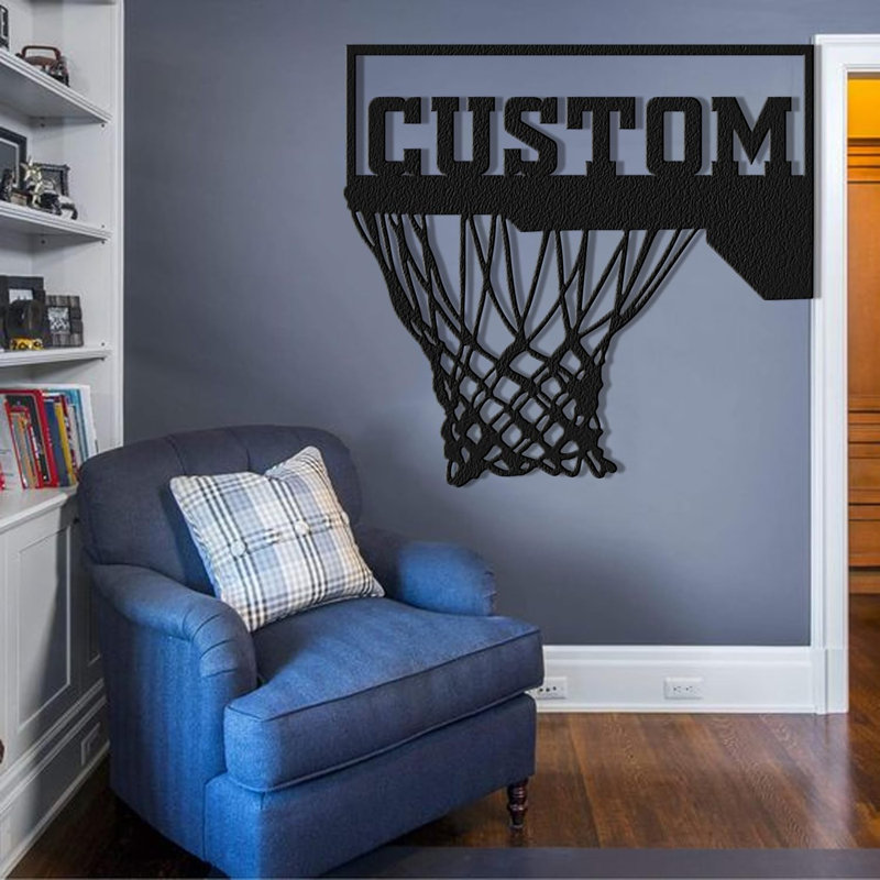 Décoration murale personnalisée monogramme à lettre divisée, H 36 po x l 36 po x P 0,05 po, Oui