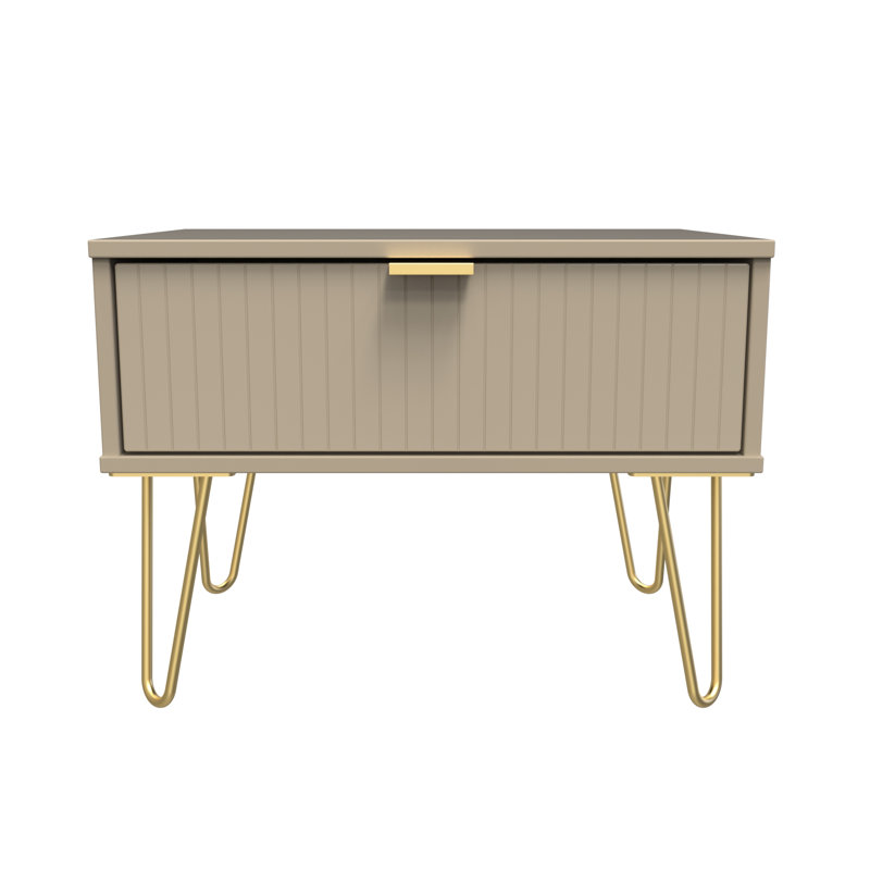 Beranda 1 Drawer Midi Chest (Ready Assembled), Mushroom Matt