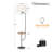 Nevjanka 67 " Satin Tray Table Floor Lamp USB