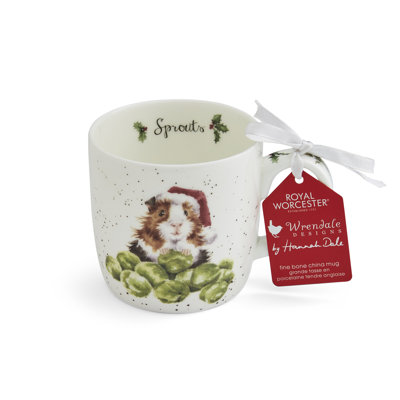 Classic Wrendale Designs, Sprouts Guinea Pig Mug