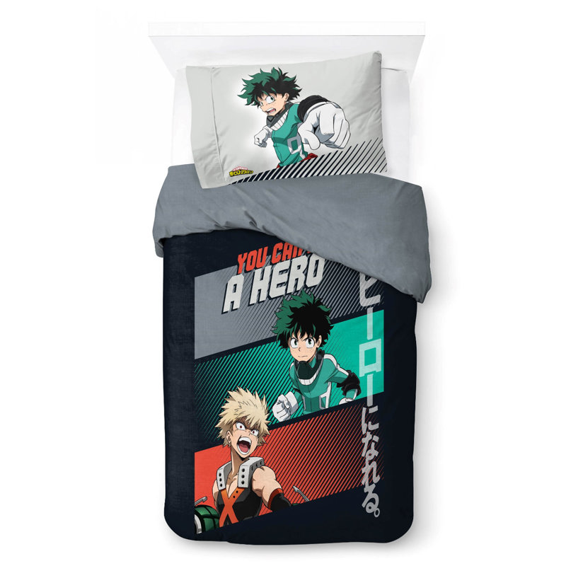 My Hero Academia 100% Cotton Single Duvet Cover Set