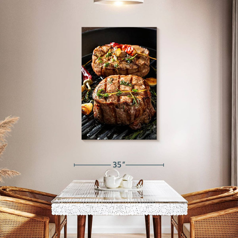 Yarlin Grilled Steak Fillet, 45" H x 30" W