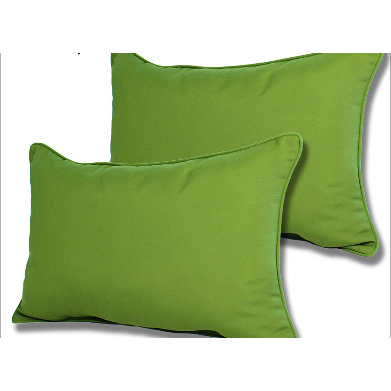  Sunbrella Outdoor Lumbar Pillow, Macaw