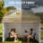 Commercial 10 Ft. W x 10 Ft. D Instant Canopy Pop Up Tent with Center Lock-108466751