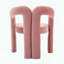 Chaises d'appoint tonneau en velours Contemporary - ensemble de 2-1690423826