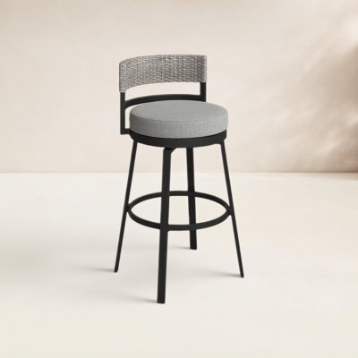 Tabouret de patio avec coussin Chave