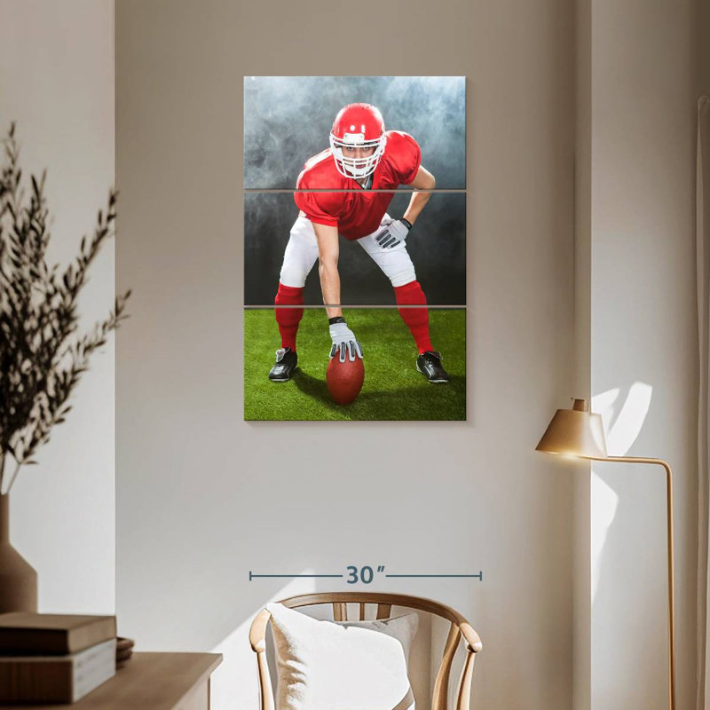 Sireci American Football Snapper, 57" H x 36" W