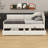 L-Shaped Upholstered Daybed With Storage Drawers-1922249770