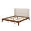Lit plateforme Mid-Century en bambou avec tête de lit haute-1534054177