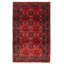 Tapis rouge nouvel âge en laine 2 pi 10 po x 4 pi 10 po One-of-a-Kind