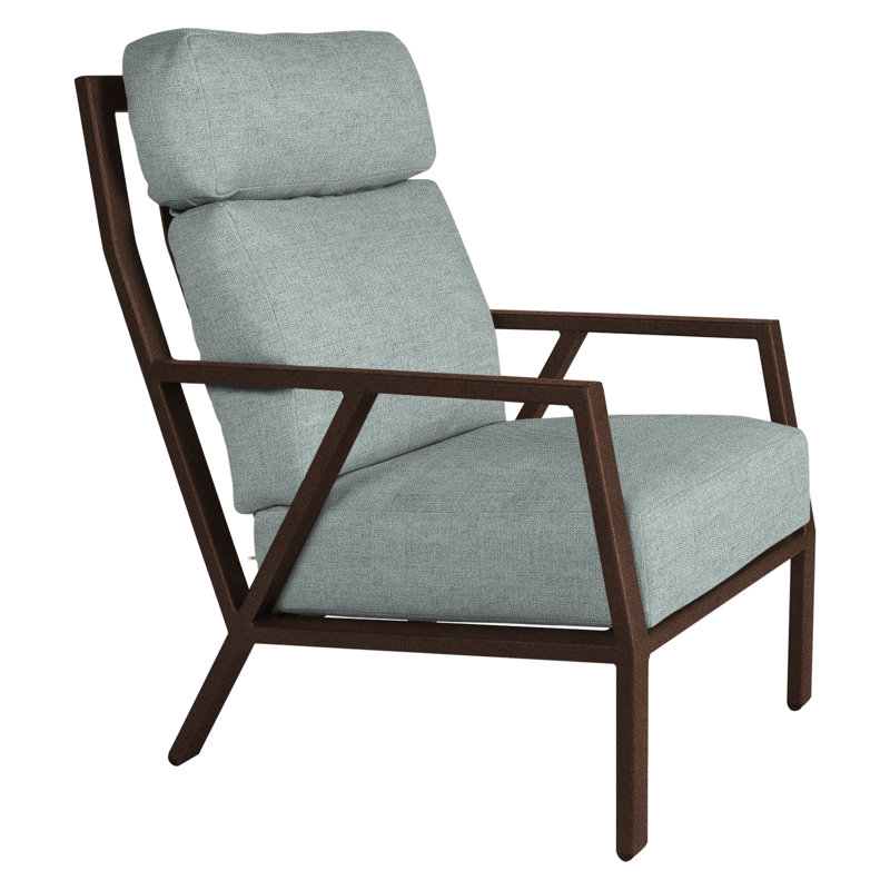 Aris Outdoor Lounge Chair, Copper Creek, Adena Shale