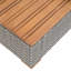 Banc de rangement inclinable avec coussins Timy