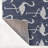 Cindia Casual Coastal Flamingos Two-Tone Navy/White Indoor/Outdoor Rug-2067650670