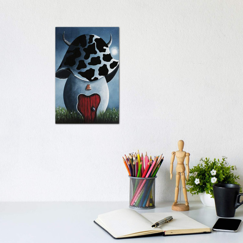 Cowboy House - Wrapped Canvas Print, 20.32 cm H x 30.48 cm W