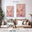 Avery rosé et or abstrait-106971946