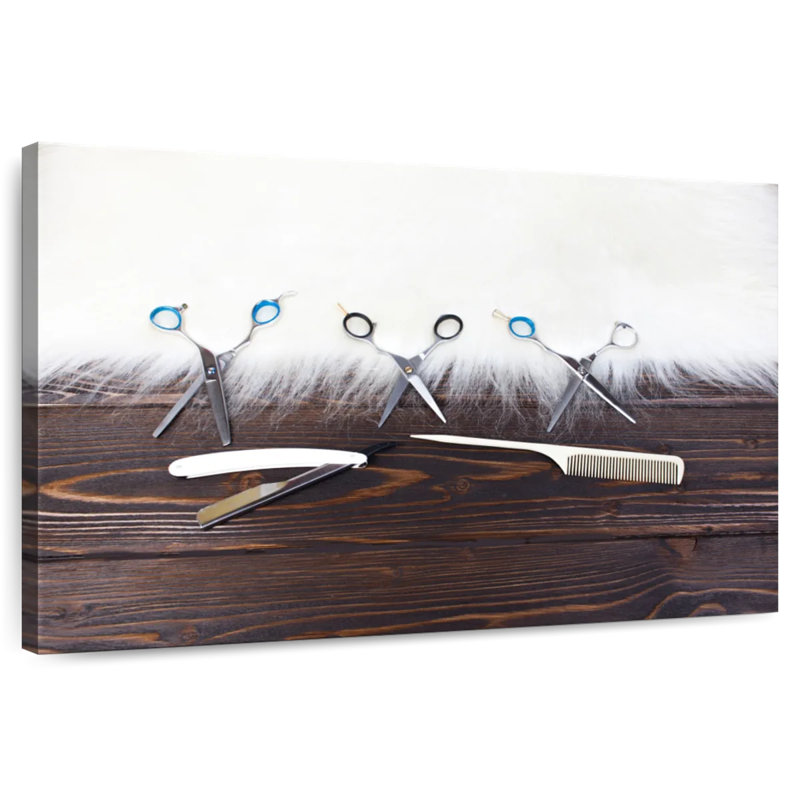 Ensemble de coiffeur Shuttleworth, H 34 po x l 51 po