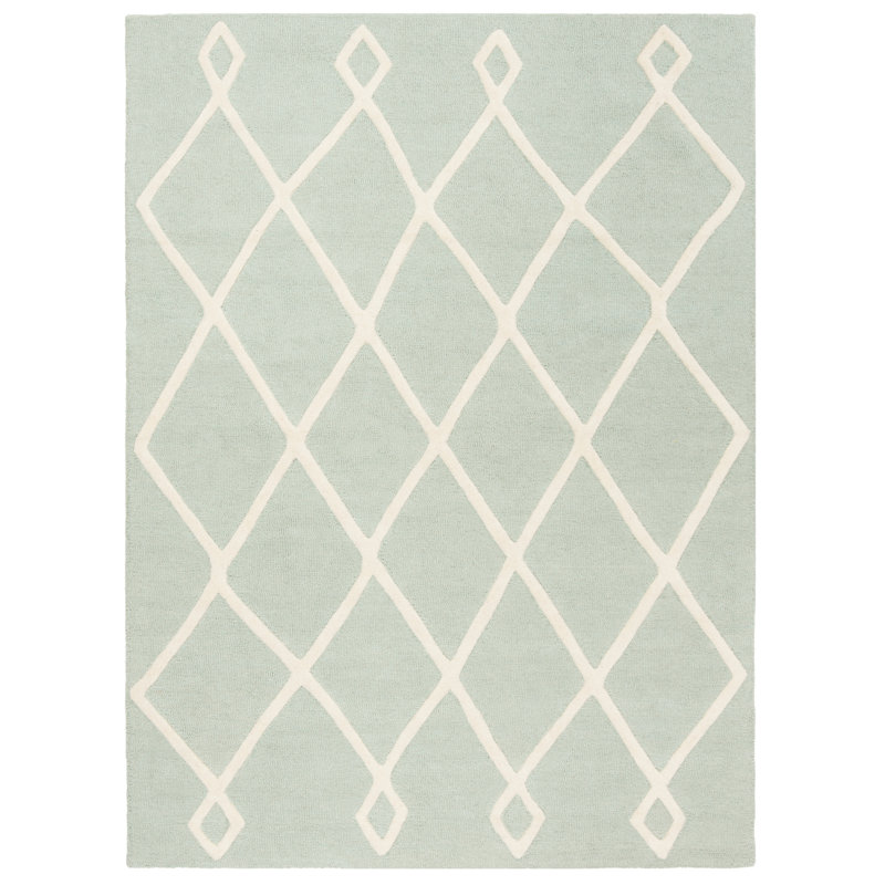 Krystyna Hand Tufted Wool Rug, Rectangle 5' x 7'