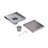 Square Shower Drain with Square Grate-85194551-85200409