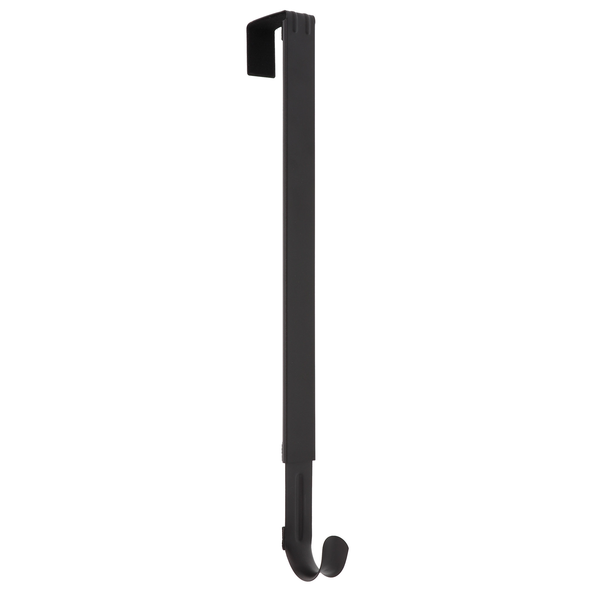 Adapt Adjustable Length Wreath Hanger, Matte Black, 1