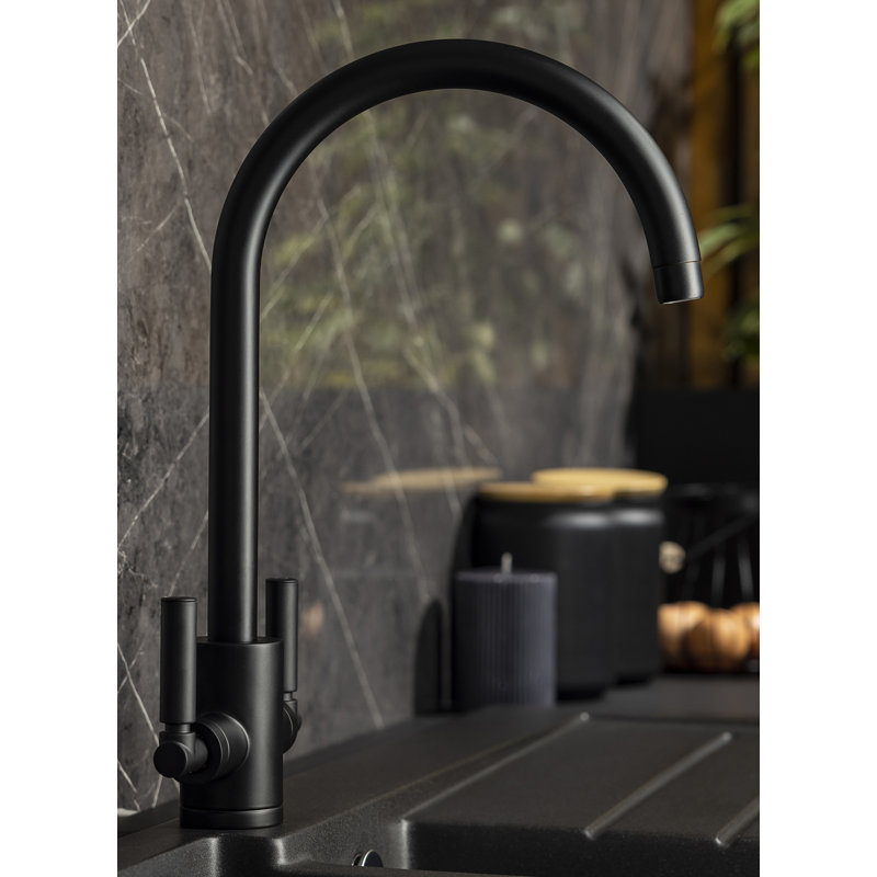 Abode Designs Brolle Kitchen Faucet, Matt Black