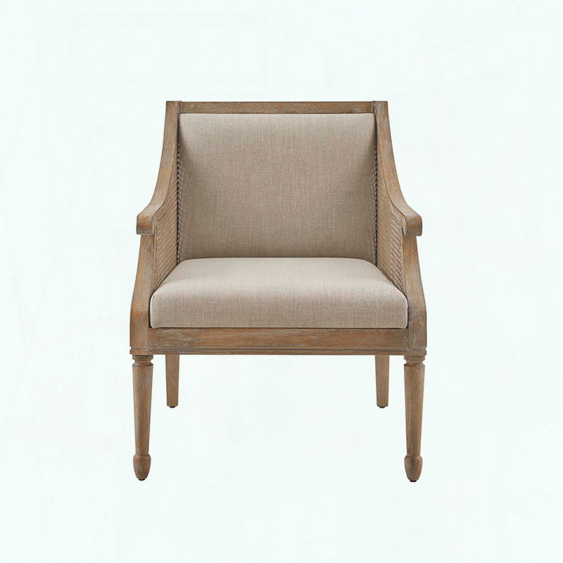 Transitional Cane Armchair – Cane Webbing Arms