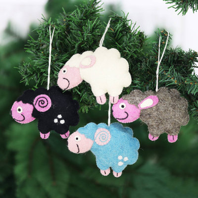 4.1'' Fabric Finial Ornament