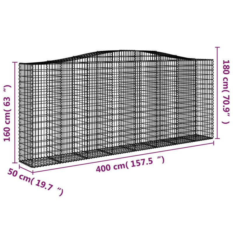 Raised Garden Bed, 180cm H x 400cm W x 50cm D