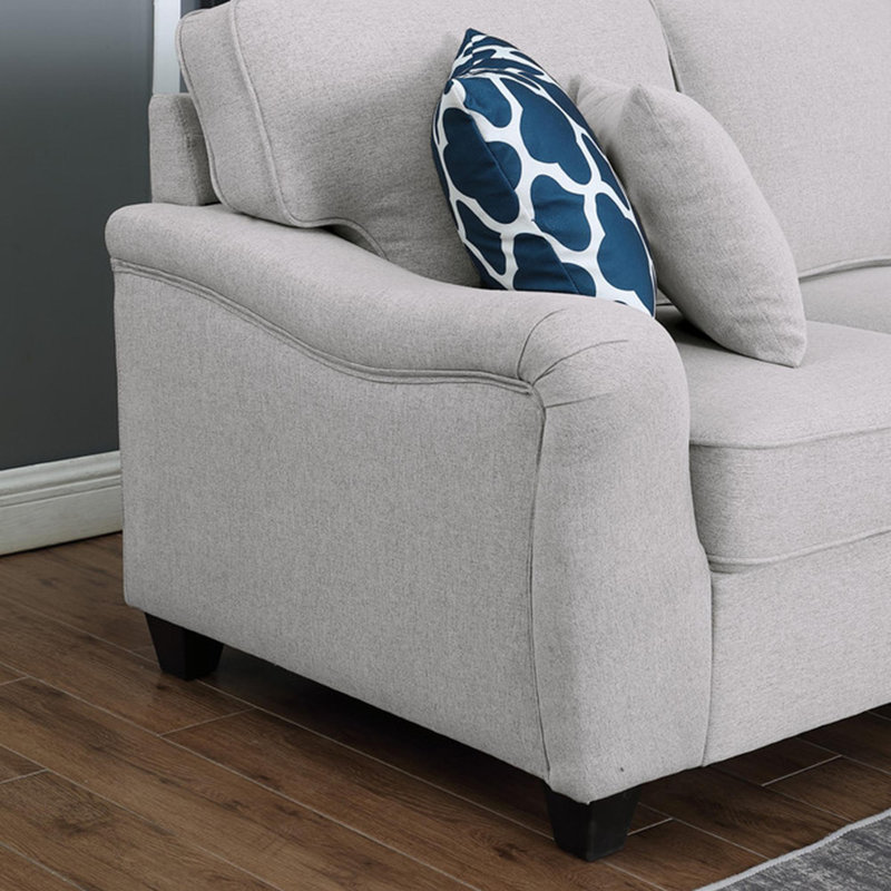 Linen Modular L-Shape Sectional Sofa