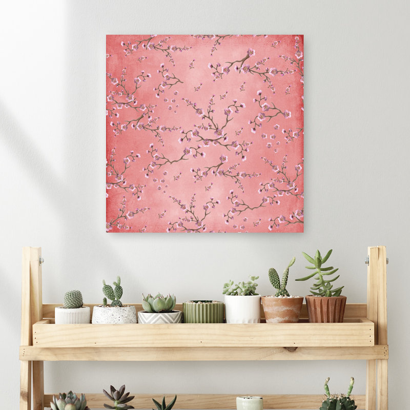 Art mural Sakura, 18" H x 18" W