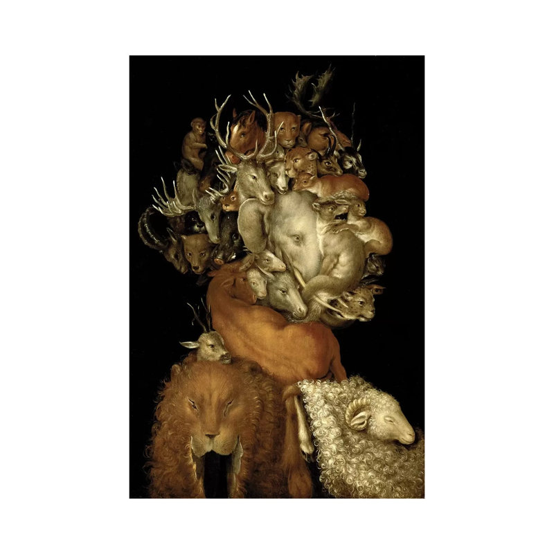 Earth, C.1570 by Giuseppe Arcimboldo - Wrapped Canvas Gallery-Wrapped Canvas Giclée, 101.6 cm H x 66.04 cm W x 1.91 cm D