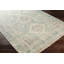 Tapis oriental vert / kaki tissé à plat Wensley-1003436590