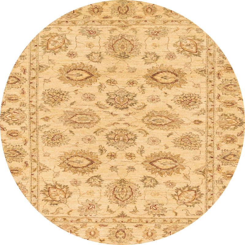 Abstract Indoor Rug, Round 8'