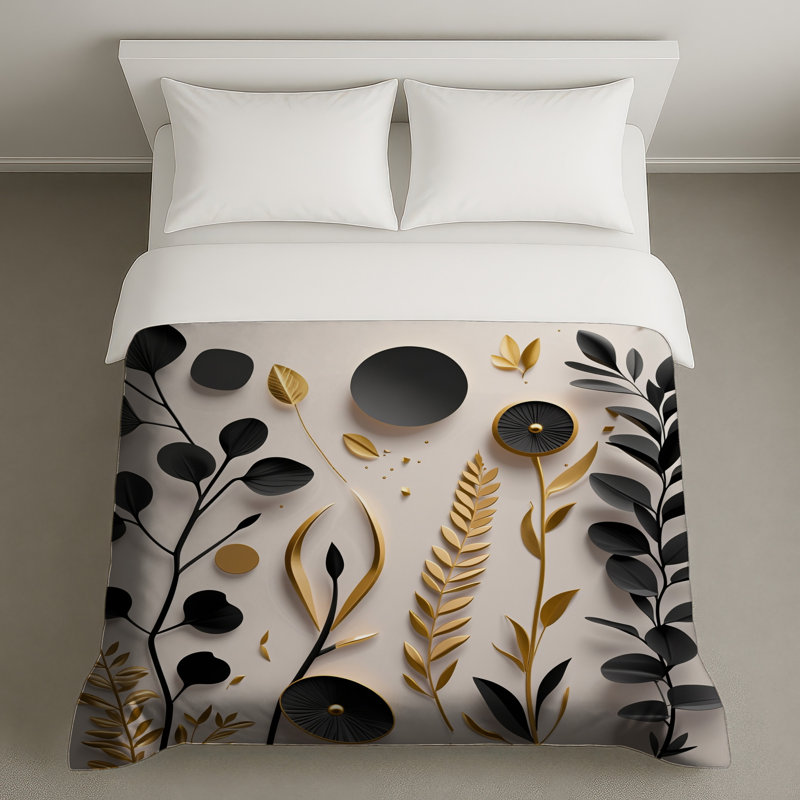 Housse de couette Floral Bedding, Très grand lit