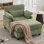 Fauteuil en chenille avec repose-pieds l 37,8 po