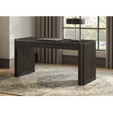 Mikole Writing Desk, Executive Writing Desk, Writing Table, Office Desk, Dark Chocolate