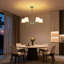  5-light Brushed Nickel With White Glass Shade Chandelier -1072578422