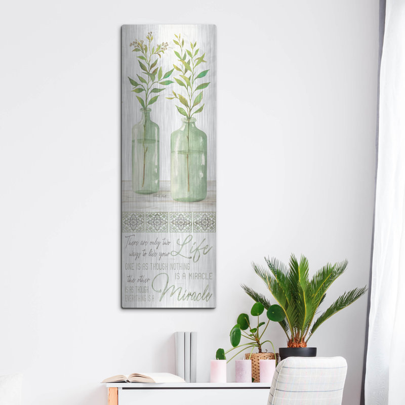 «Live Your Life» par Cindy Jacobs, art mural en métal, 16 po x 48 po