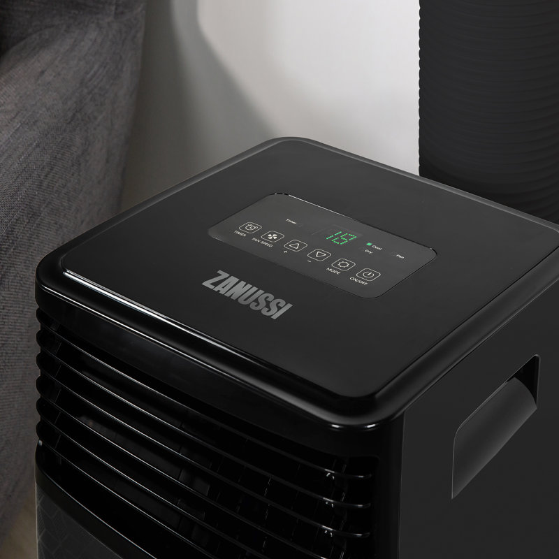 Zanussi Zpac7001b Portable Air Conditioner, Dehumidifier & Air Cooler In Black